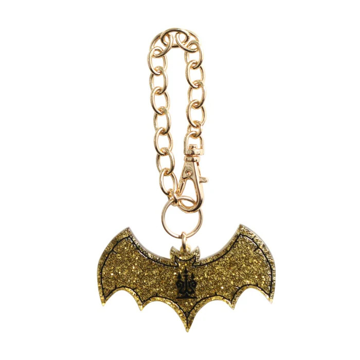 Bat Logo Acrylic Bag Charm