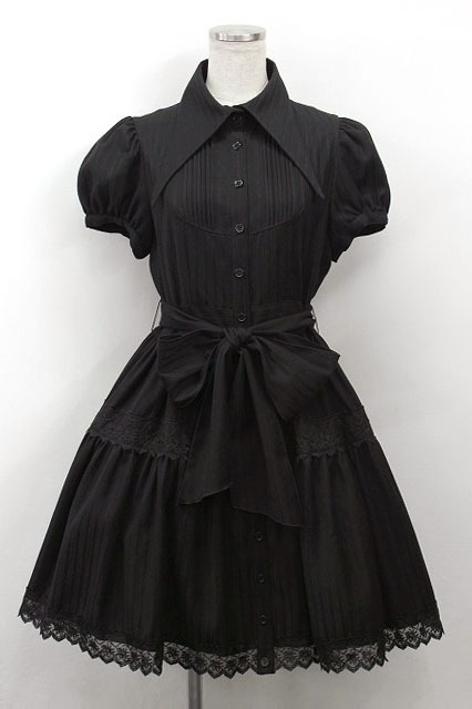 Yoke Switch Striped Puff Sleeve OP