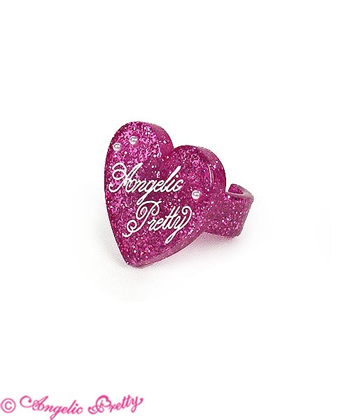 Deco Heart Ring