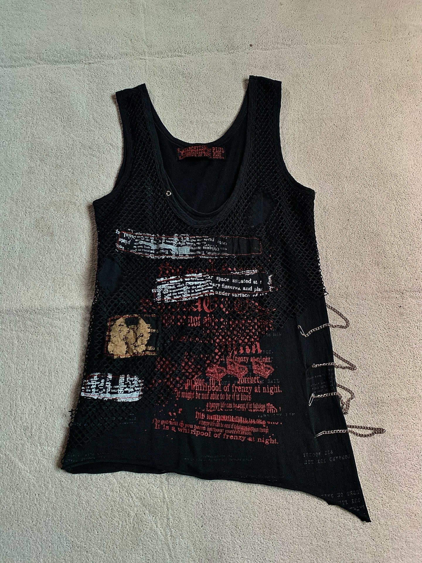 h.NAOTO h.ANARCHYISM Punk Tank Top