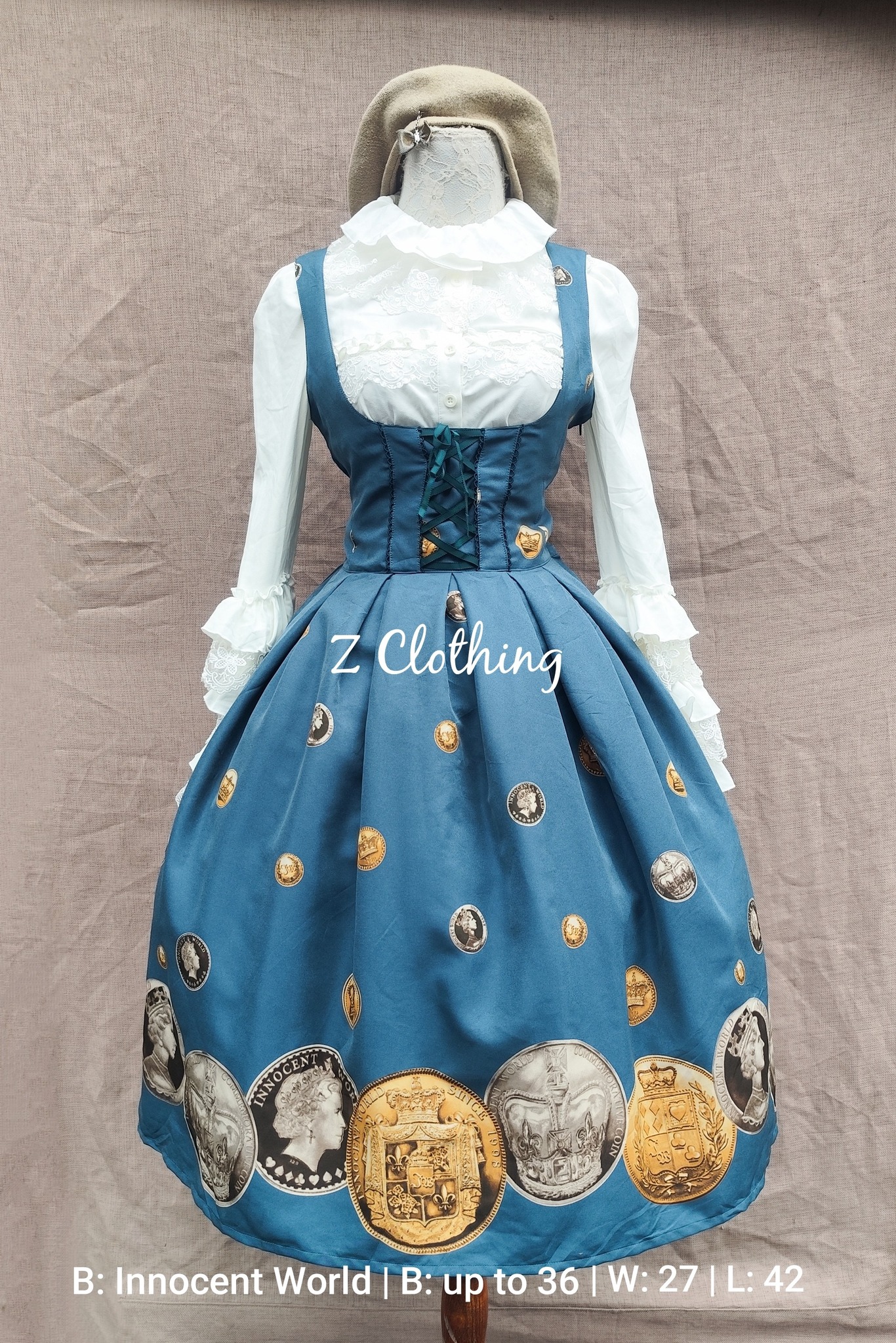 Classical Coin Corset JSK