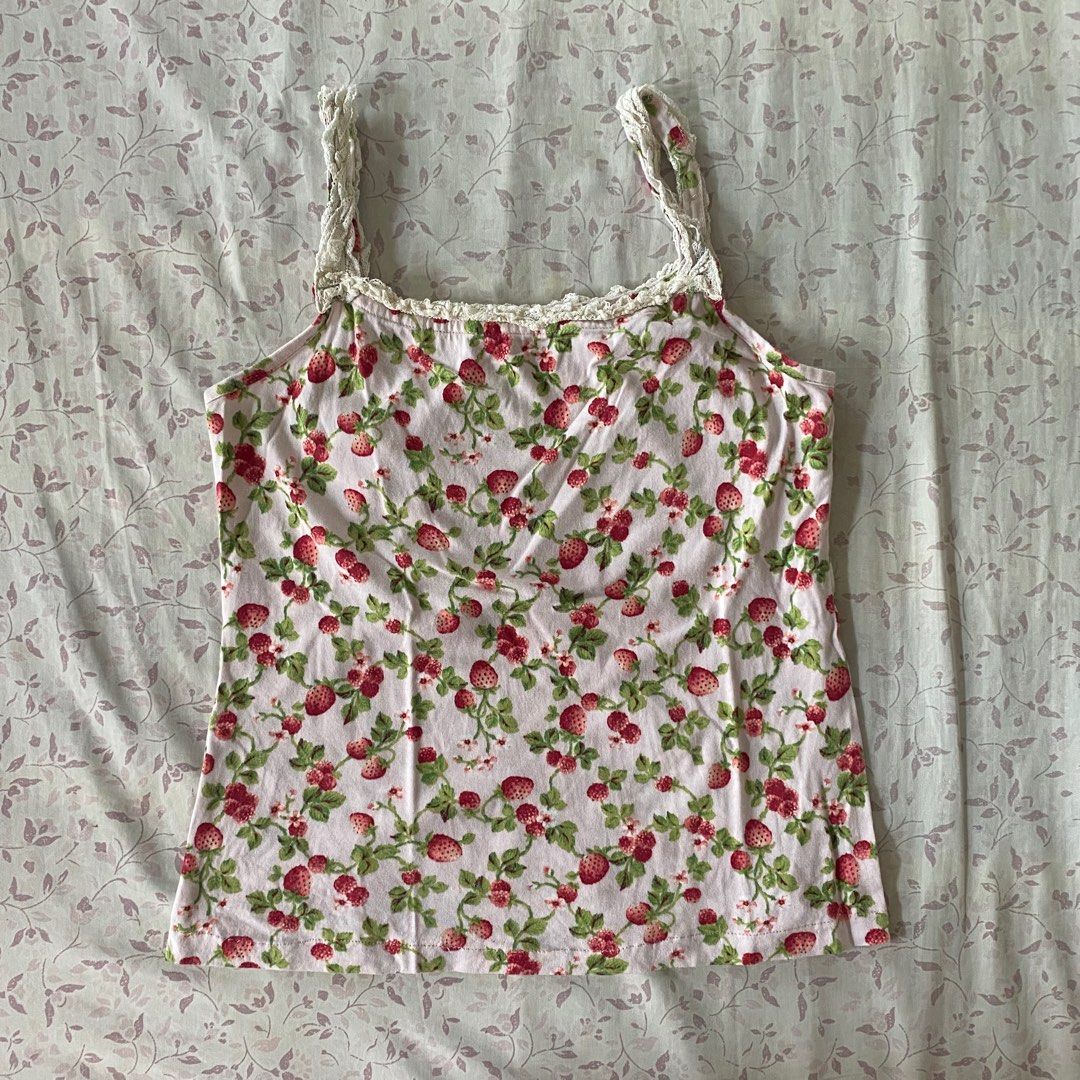 Jane Marple Strawberry and Raspberry Camisole