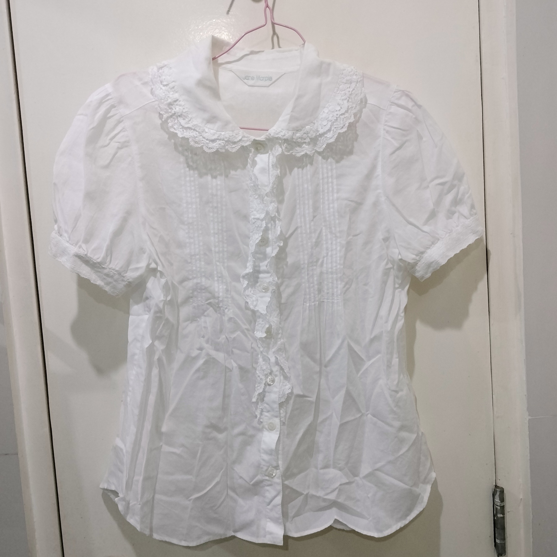 Jane Marple White Blouse