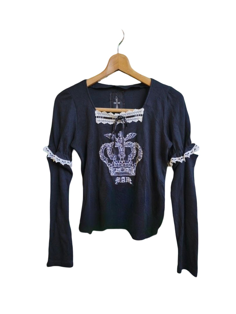 MAM Maxicimam Crown Print T-Shirt Style Cutsew
