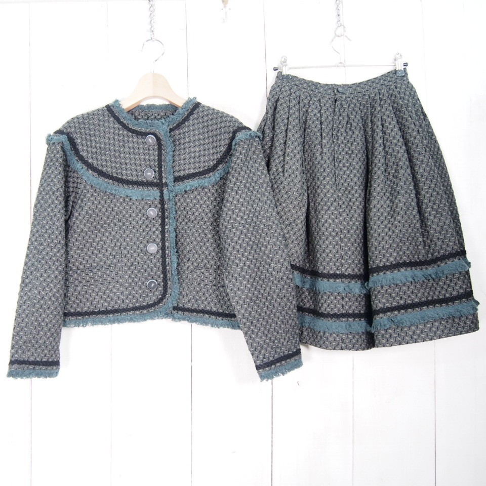 MILK Tweed Jacket and Skirt Set