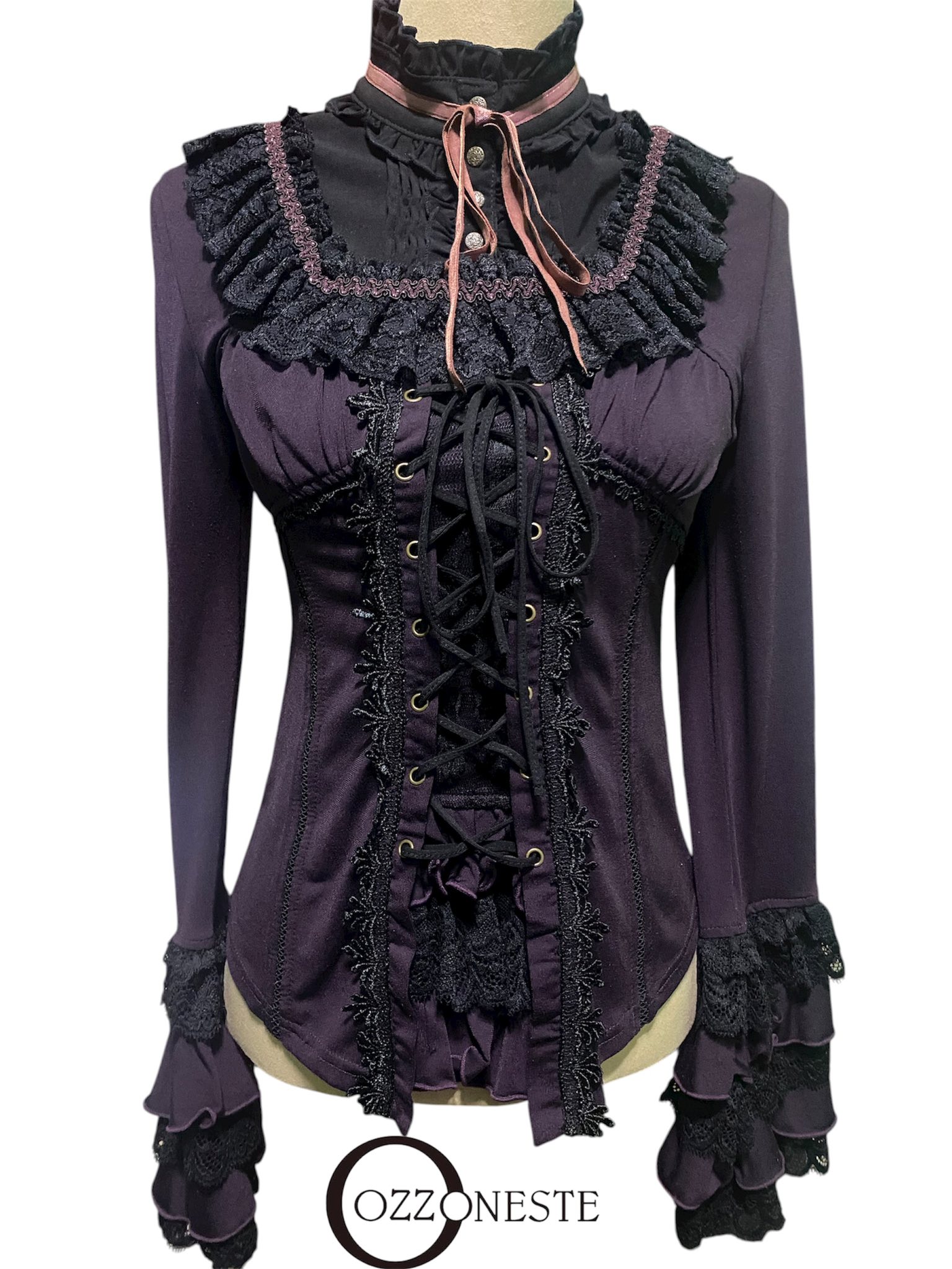 Ozz Oneste Purple Blouse