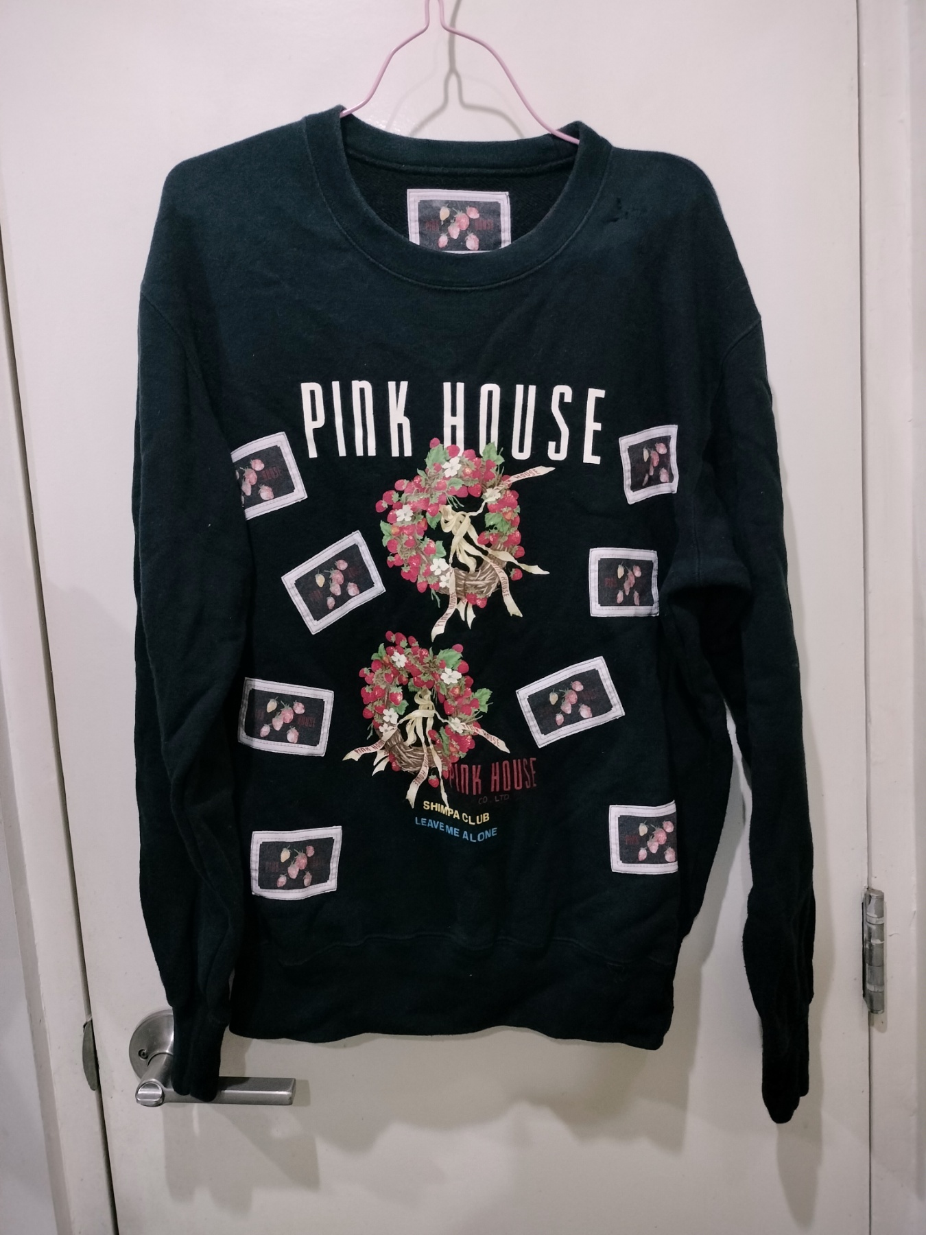 Pink House Black Sweater