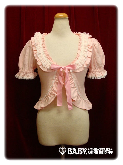 Short Sleeve Frill Bolero