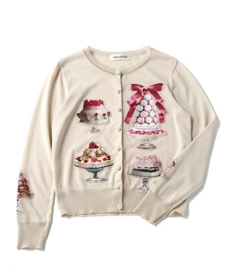 Sweets in the Palace Decoupage Cardigan